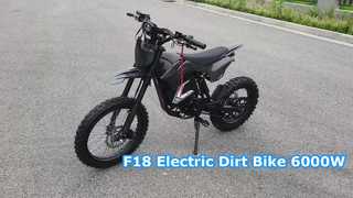 دراجة F18 DIRT BIKE باللون الأسود